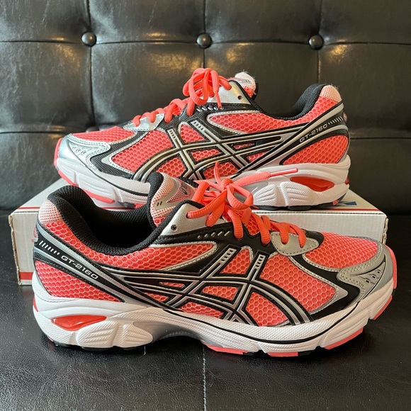 ASICS GT-2160 Papaya Pure Silver Sz 9 - Picture 1 of 7